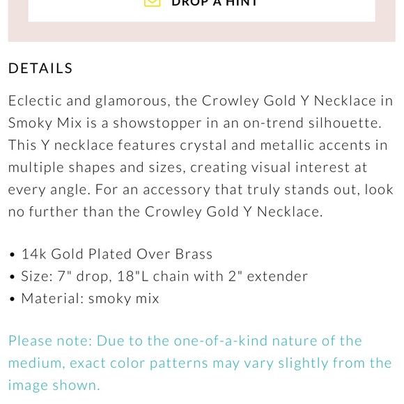 Kendra Scott Y Drop Necklace - Picture 5 of 5